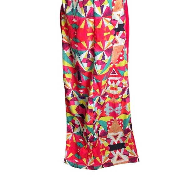 Boston Proper Color Block Side Slit Maxi Summer Dress Size Small - Picture 6 of 17